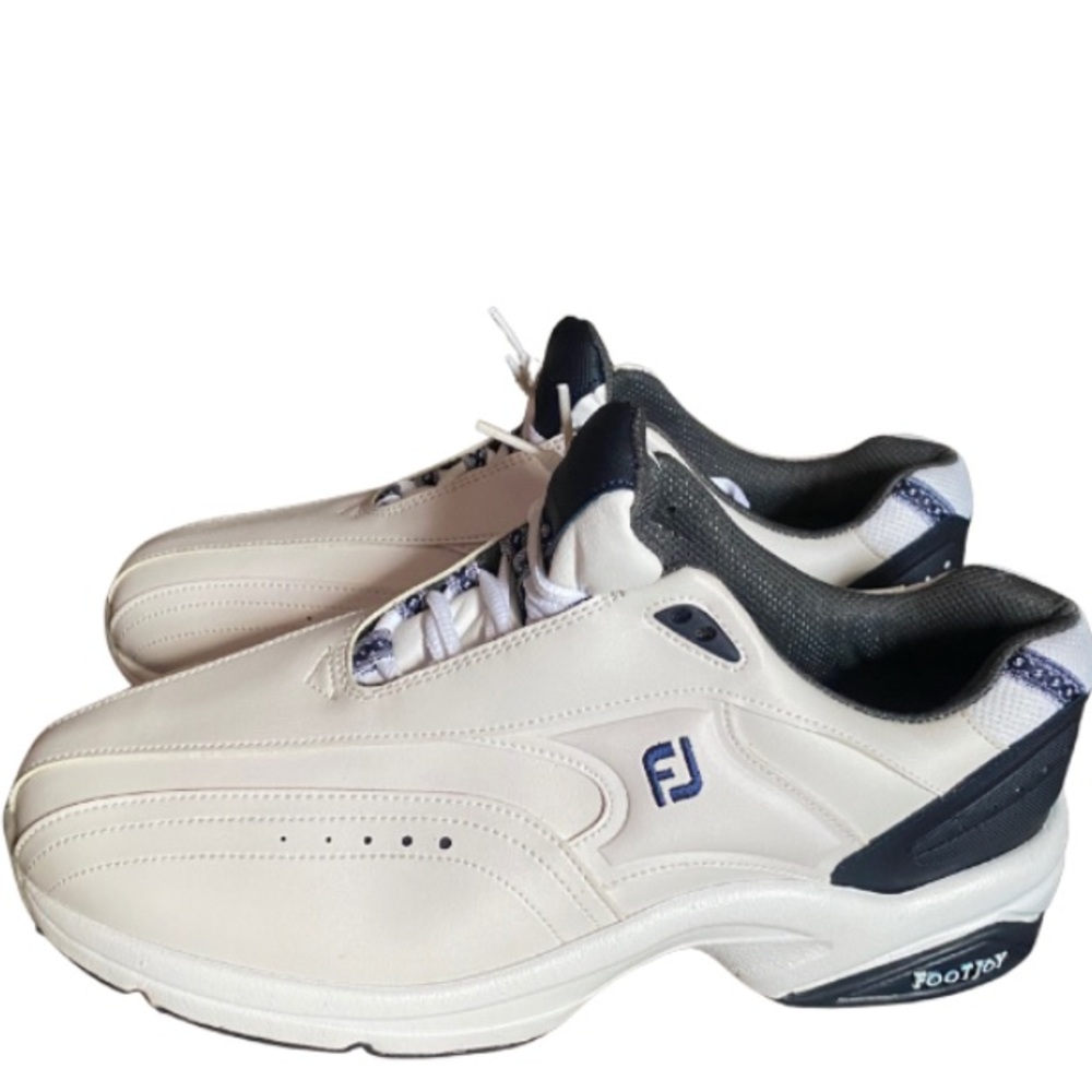 FootJoy Men's White and Navy Athletic Sneakers 45341 Size 11